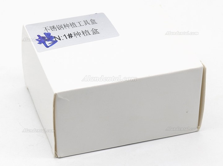 Nichrominox Dental Implant Surgery Instruments Tool Kit Stainless Steel Storage Box (Medium)